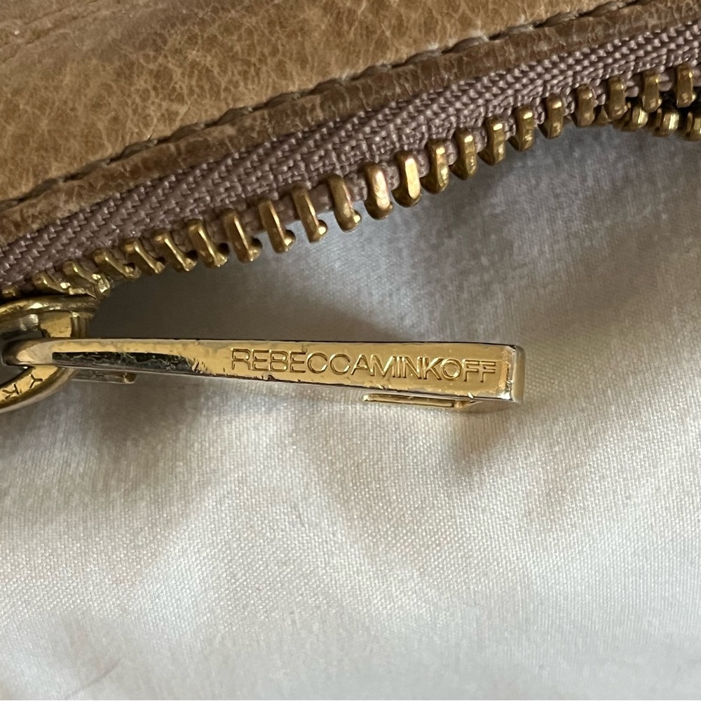 Rebecca Minkoff Tan Leather MAC Crossbody Bag - Picture 6 of 12
